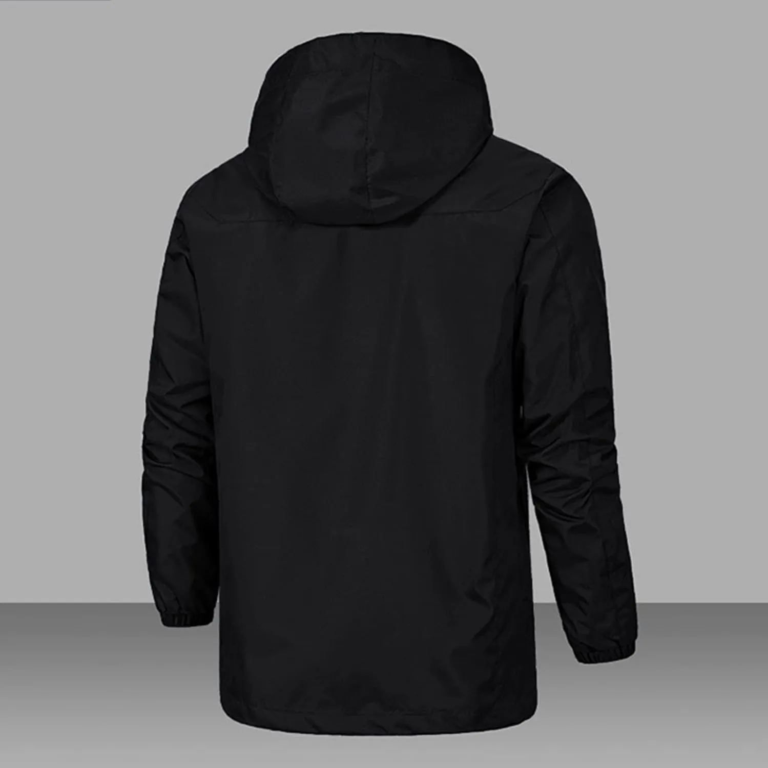 Rain Jacket For Men Waterproof Lightweight Rain Gear for Golf Hiking Cycling Raincoat Comfy Climbing Rain Jacket