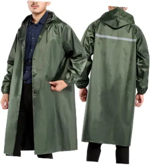 Raincoats Jackets for Men Mens Windbreaker Jackets Rain Cover Rain Coat for Men Waterproof Rain Suits for Men Waterproof Men Jackets Foldable Rain Jacket Men Rain Jacket Green