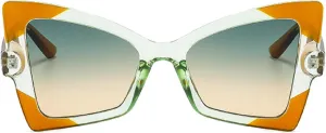 Retro Cat Eye Sunglasses Vintage Butterfly shaped Sunglasses Colorful Women Sunglasses Trendy Sunglasses for Party