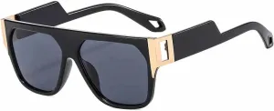Retro Luxury Frame Square Sunglasses for Men Women Trendy Outdoors Travels Driving Sunglasses Uv400