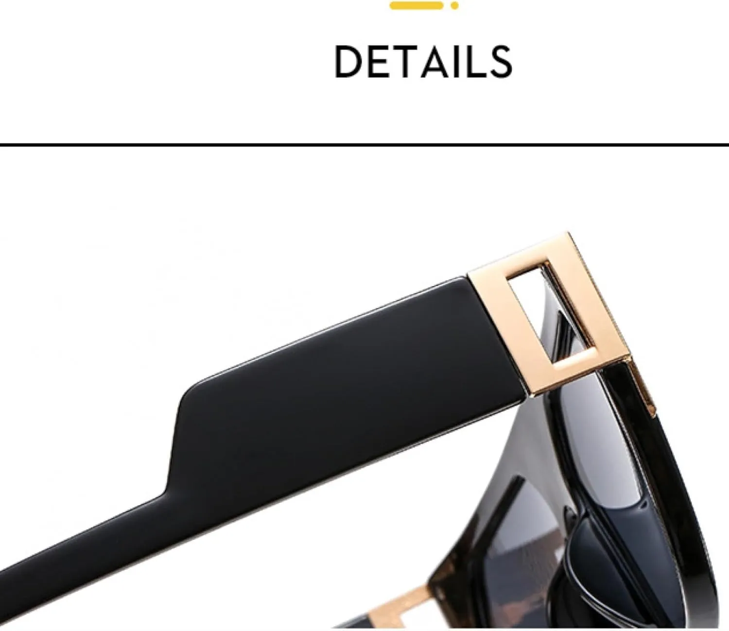 Retro Luxury Frame Square Sunglasses for Men Women Trendy Outdoors Travels Driving Sunglasses Uv400