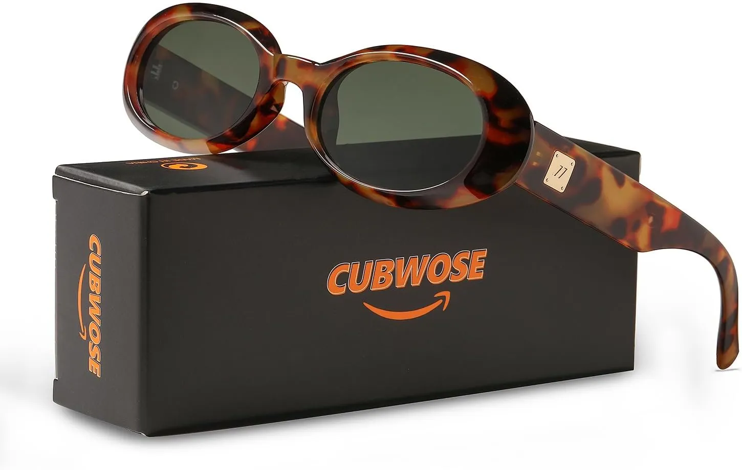 Retro Oval Sunglasses for Women Fashion Cat Eye Sunglasses Ladies 90s Vintage Oval Shades