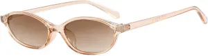 Retro Oval Sunglasses for Women y2k Trendy 90s Lightweight Shades Vintage Narrow Cat Eye Oval Sun Glasses Cool