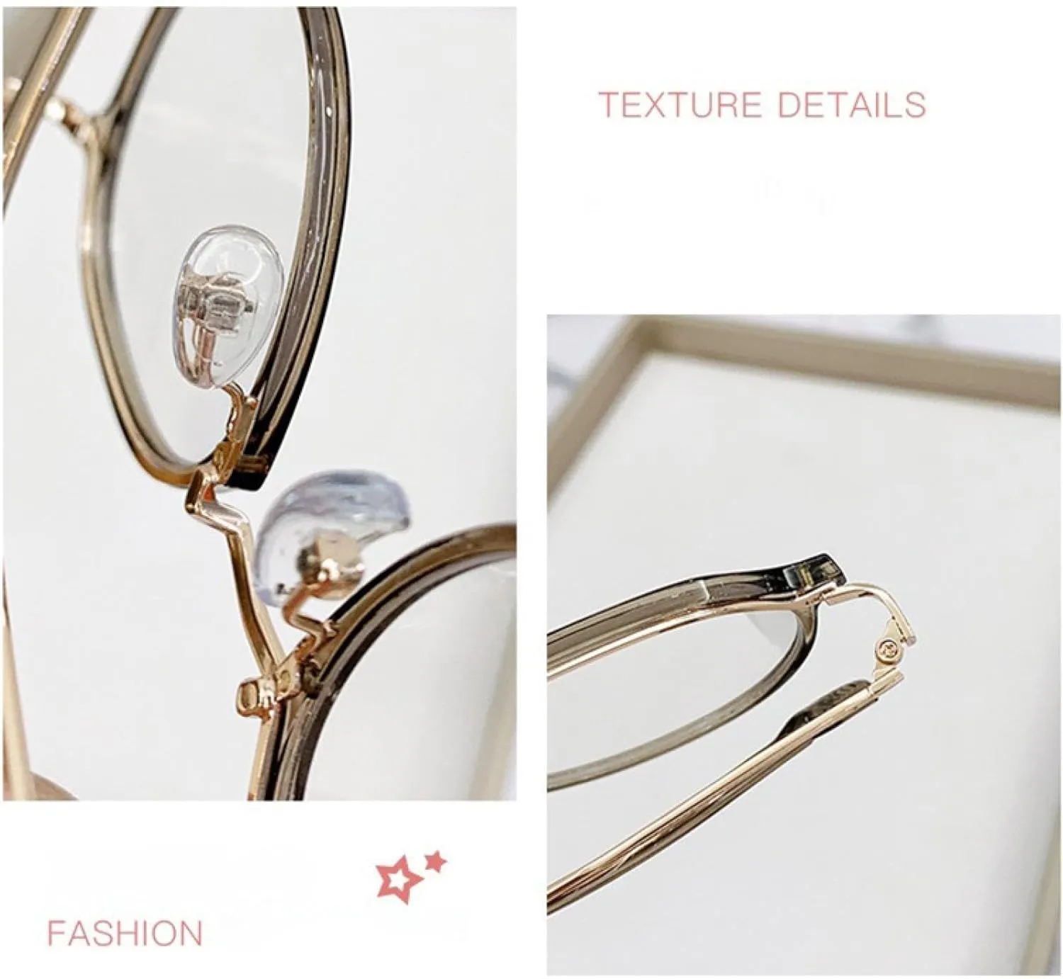 Retro Round Glasses Frame Ultralight Fashion Frames