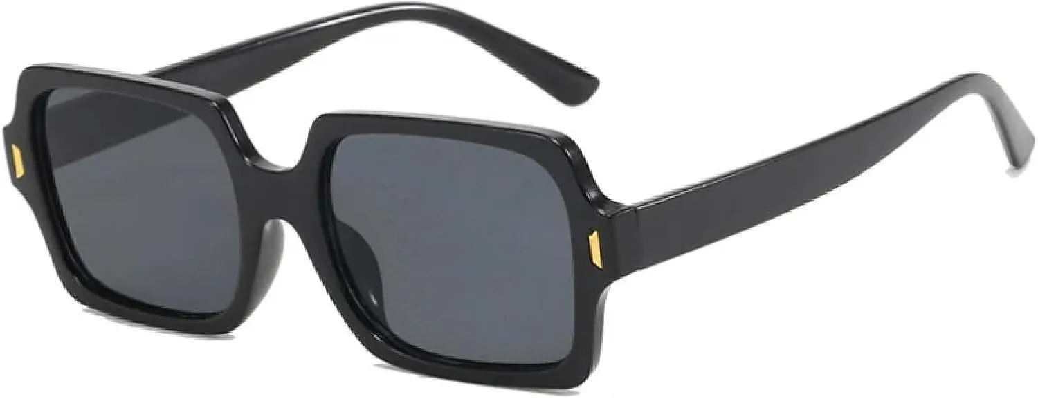 Retro Sunglasses Men Popular Oversized Spectacles Women Stylish Casual Sunshade Mirror