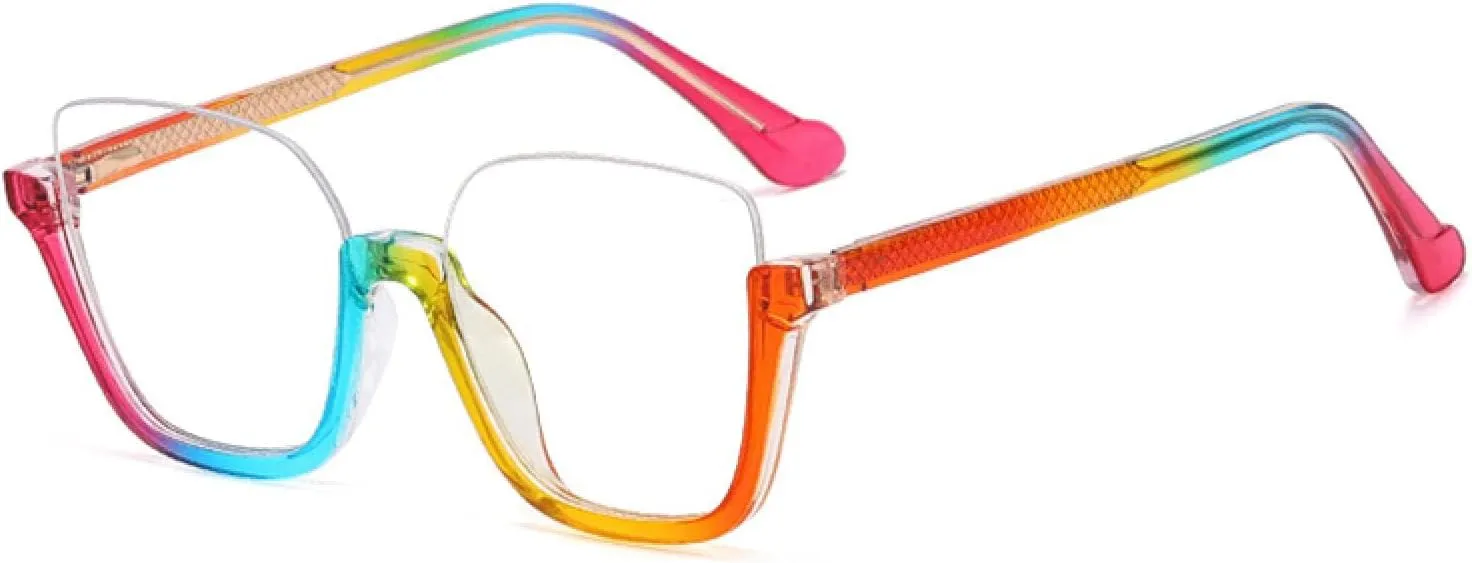 Retro Women Glasses Frames Fashion Clear Men Colorful