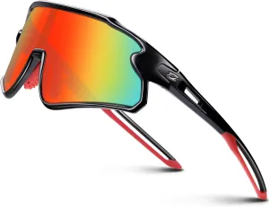 RIVBOS Youth Baseball Sunglasses for Kids(Boys&Girls) Polarized UV Protection Cycling Glasses RYS007