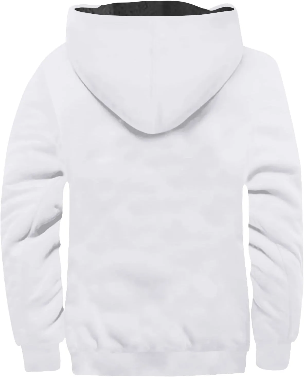 RTRDE Mens Winter Jacket Zip Up Sweatshirts Fleece Jackets Thick Sherpa Lined Hoodie Coats Outwear Jacket, S-8XL
