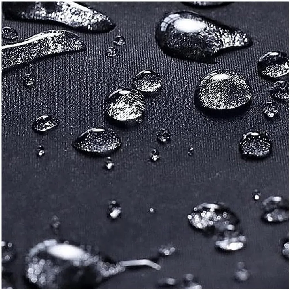 RUVOO Rain Poncho Waterproof Raincoat Suits Rain Gear Cycling Rain Coats Cover Men Rain Poncho Jacket Rain Coat (Color : Black, Size : M)