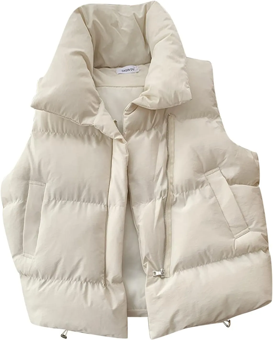 SHAOBGE Jacket and Coat for Women 2022 Autumn Winter Ladies Oversized Solid Puff Padded Vest Popular Coat