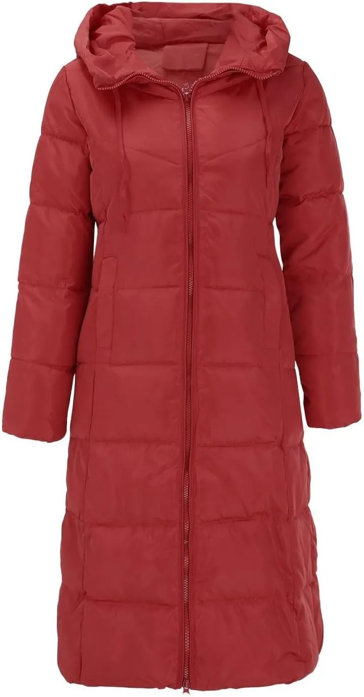 SHAOBGE Women Outdoor Jacket Women's Packable Down Jacket Hooded Puffer Jacket Lightweight Winter Coat Sweater Women