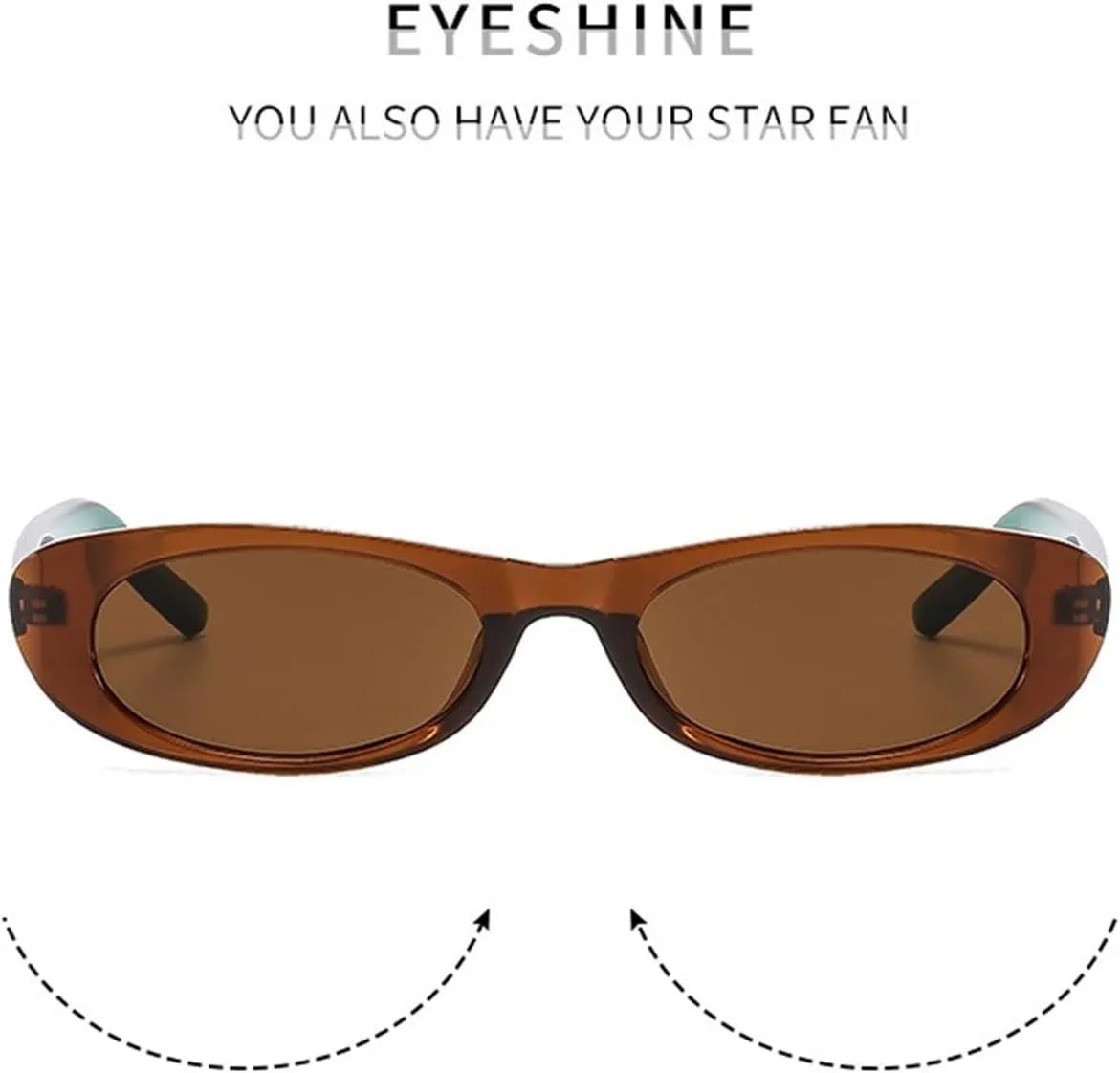 Small Frame Trendy Women Sunglasses Vacation Beach Shopping Men Sun Glasses