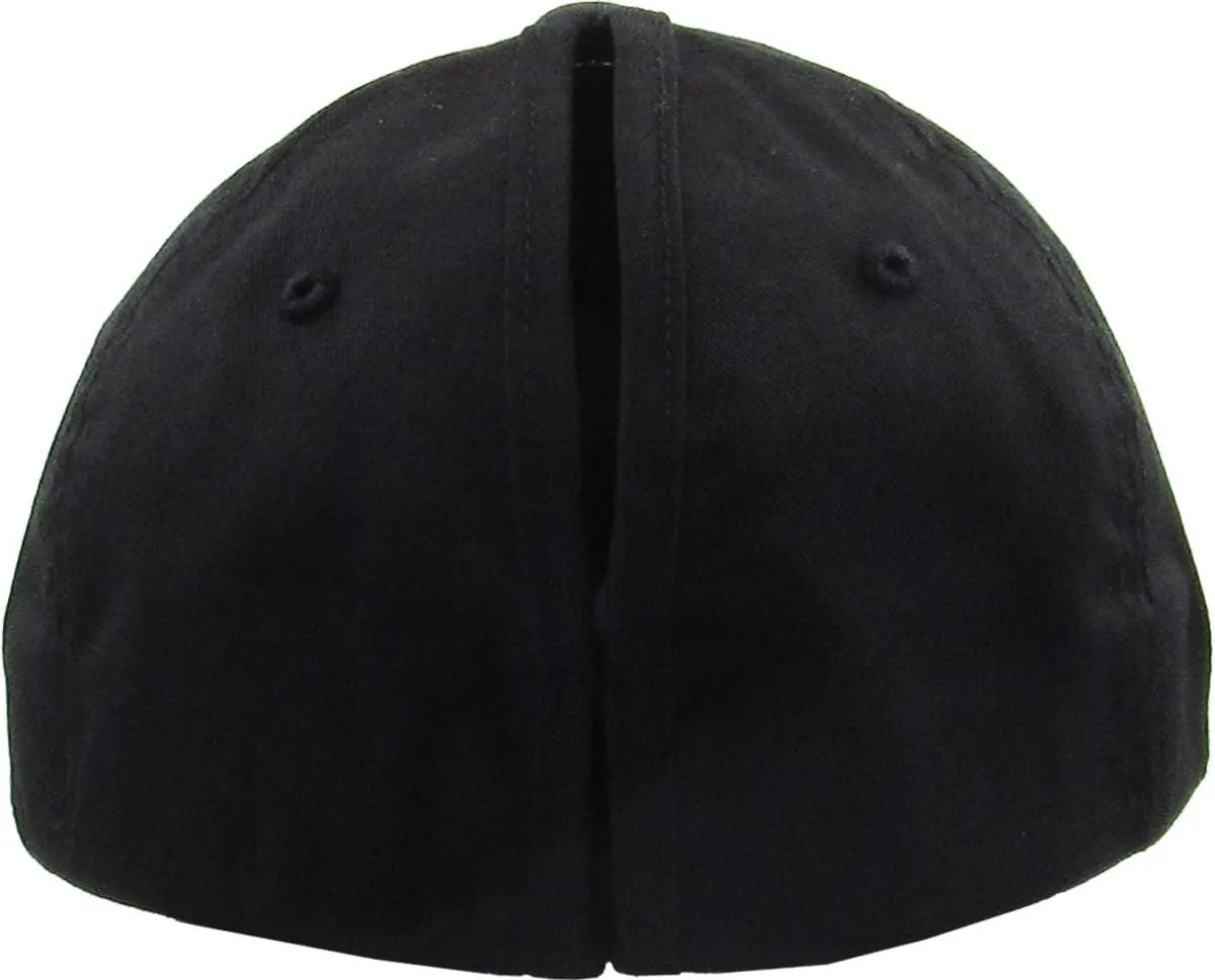 Stretch Fit Ponytail Messy High Bun Headwear Adjustable Cotton Trucker Mesh Hat Baseball Cap