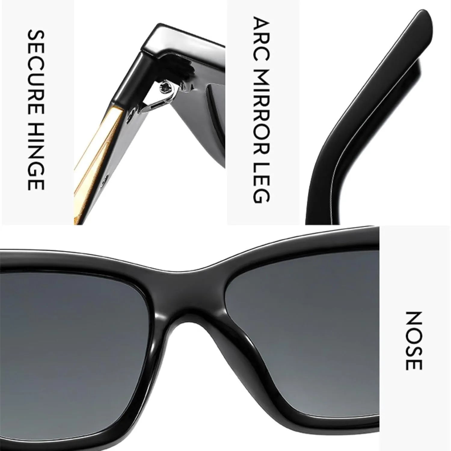 Sunglasses for Women Luxury Fashion Men Uv400 Vintage