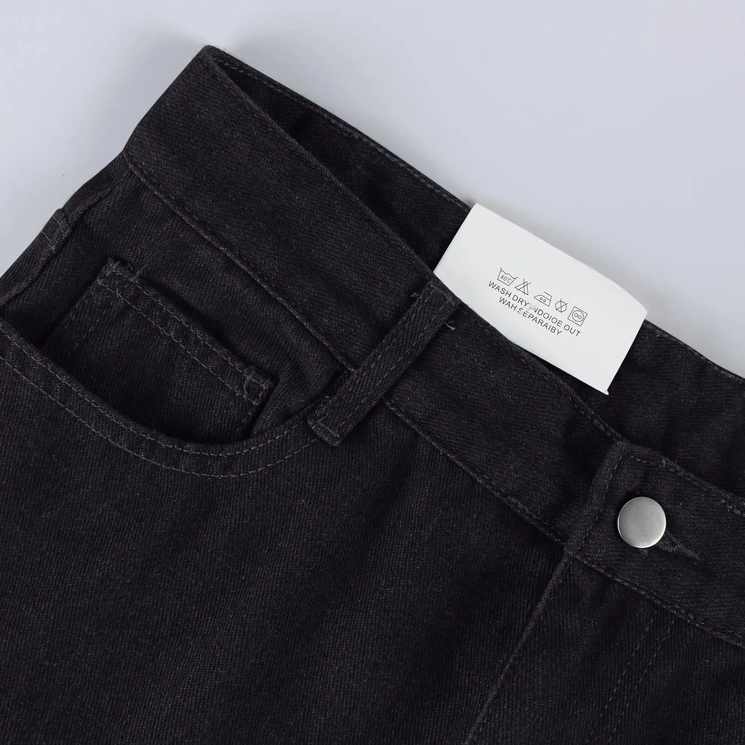 Sweatpants That Look Like Boyfriend Sweatpant Jeans Womens Wide Leg High Waist Jeans with Pockets