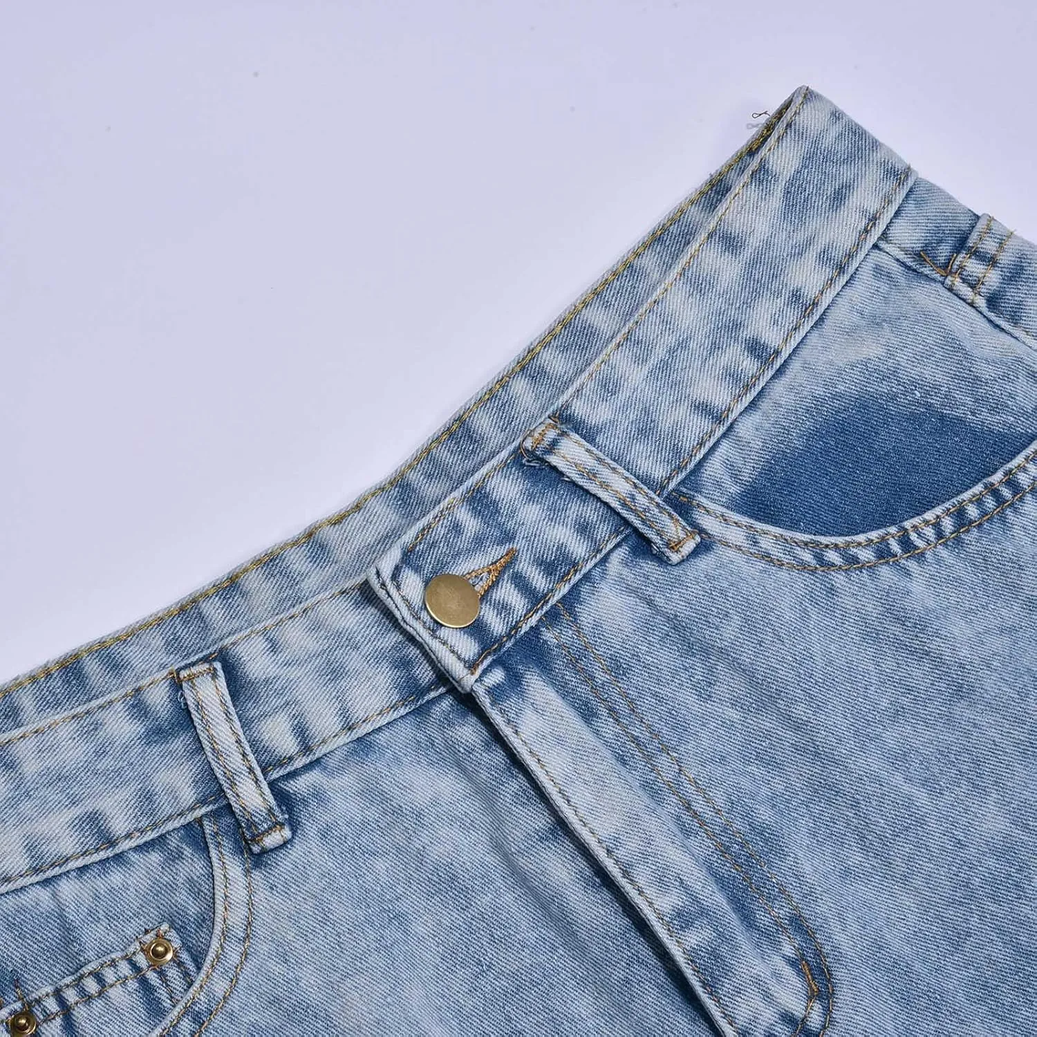 Sweatpants That Look Like Jeans Teen Girls Stretchy Wide Leg Clothes Fall Black Jeans Womens High Waisted