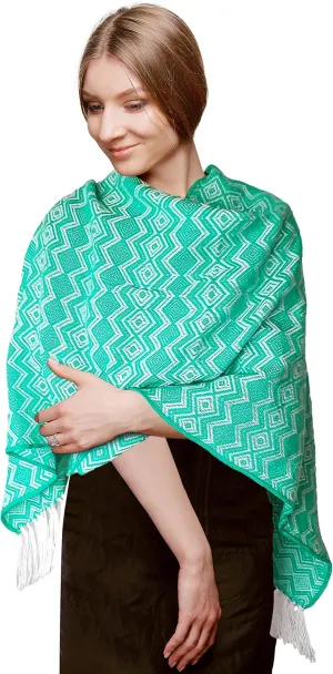 TINKUY PERU Alpaca Peruvian Pashmina Shawl Wrap Ruana 61 x 22 inches, One Size