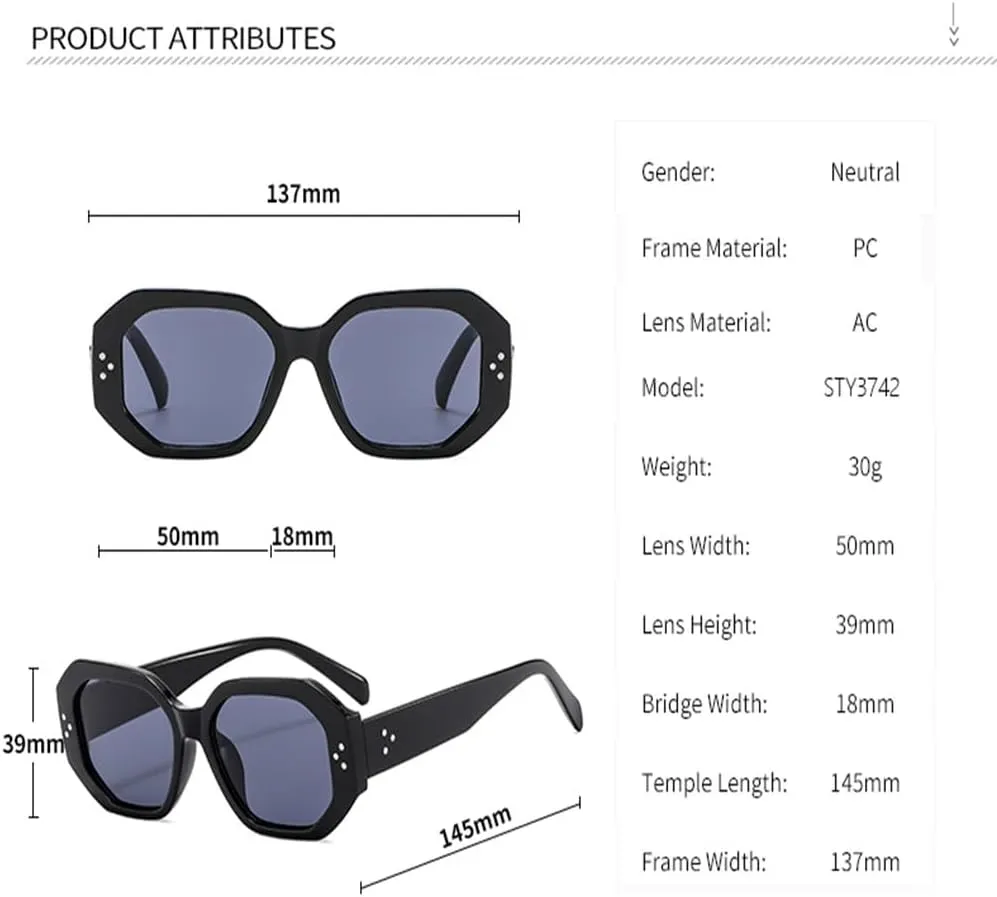 Tortoiseshell Cat Eye Sunglasses Vintage Rivets Women Sun Glasses Men Shades Female UV400