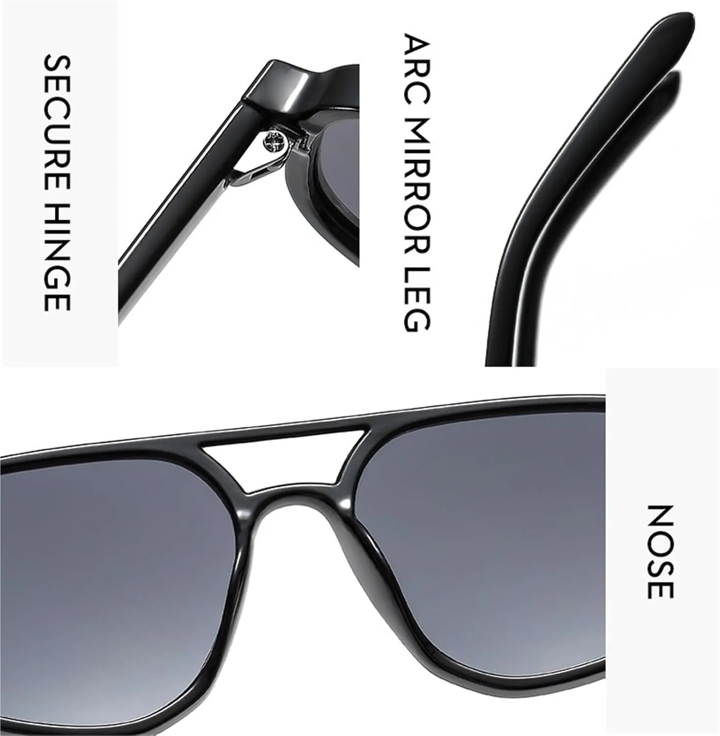 Trendy Men Outdoor Sunglasses Vacation Shopping Women Sun Glasses