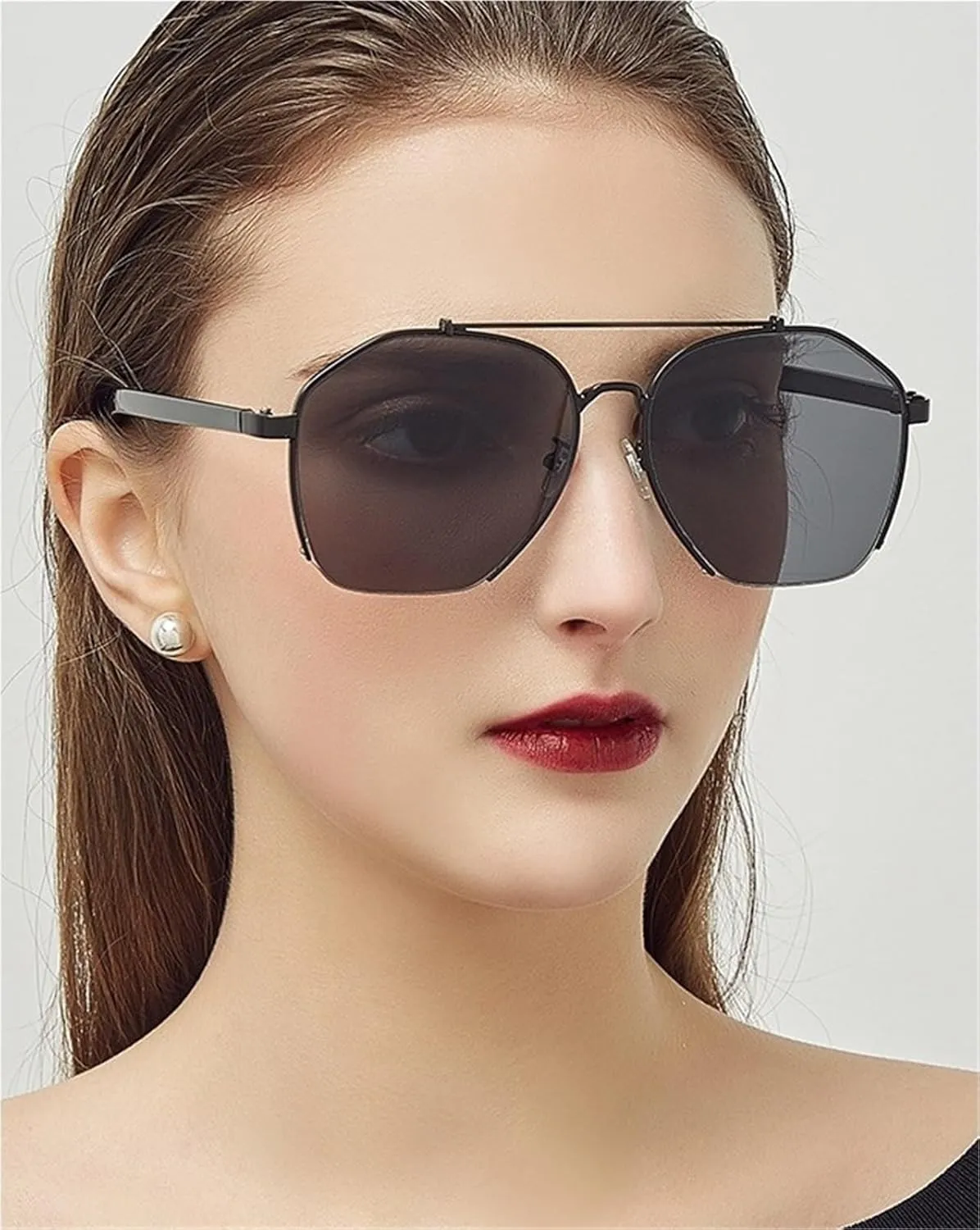 Trendy Men's Outdoor Driving Sunglasses Women's Vacation Street Shooting Party Sun Glasses