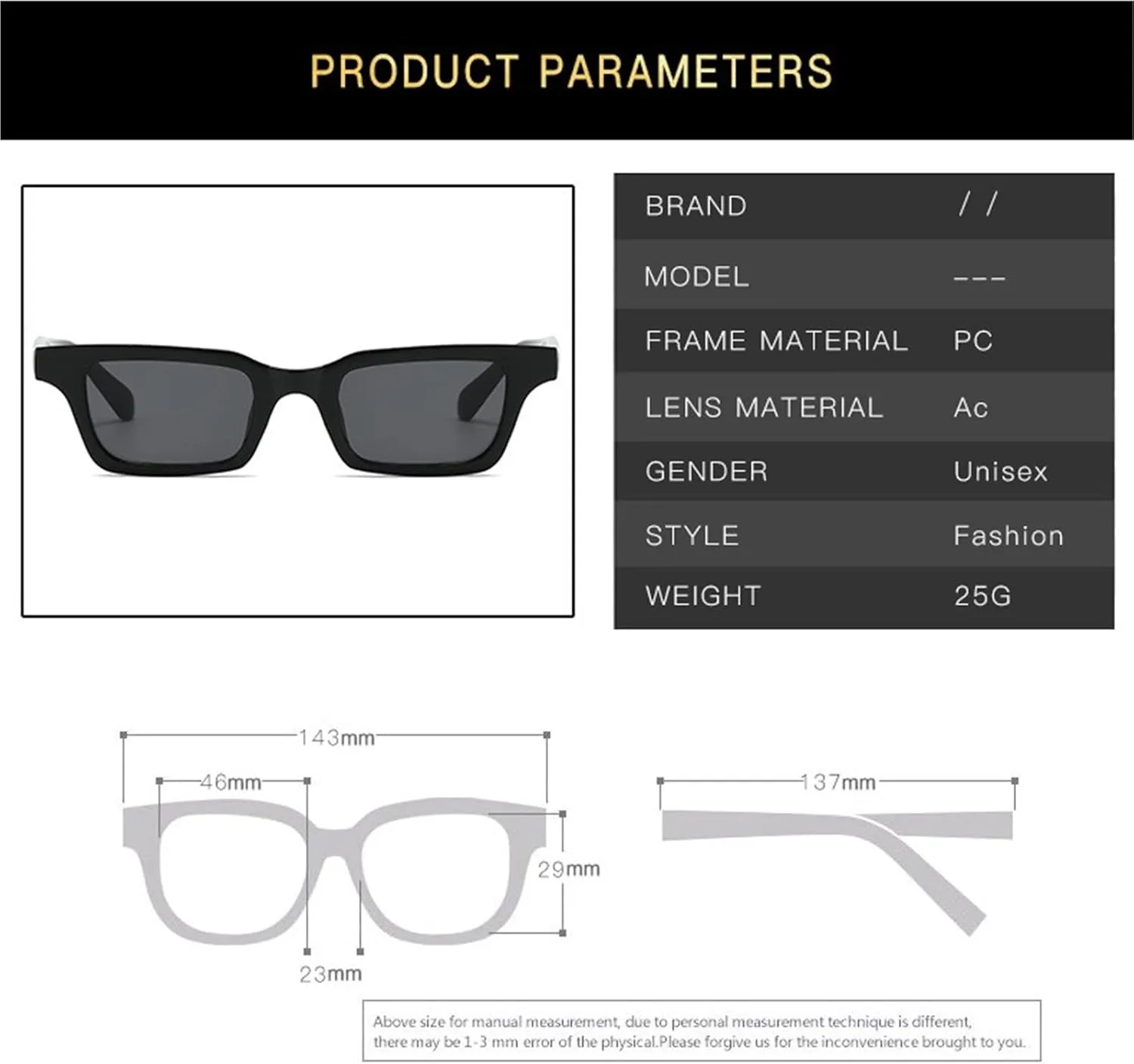 Trendy Small Frame Sunglasses Square Frame Outdoor Women Sports Sun Glasses
