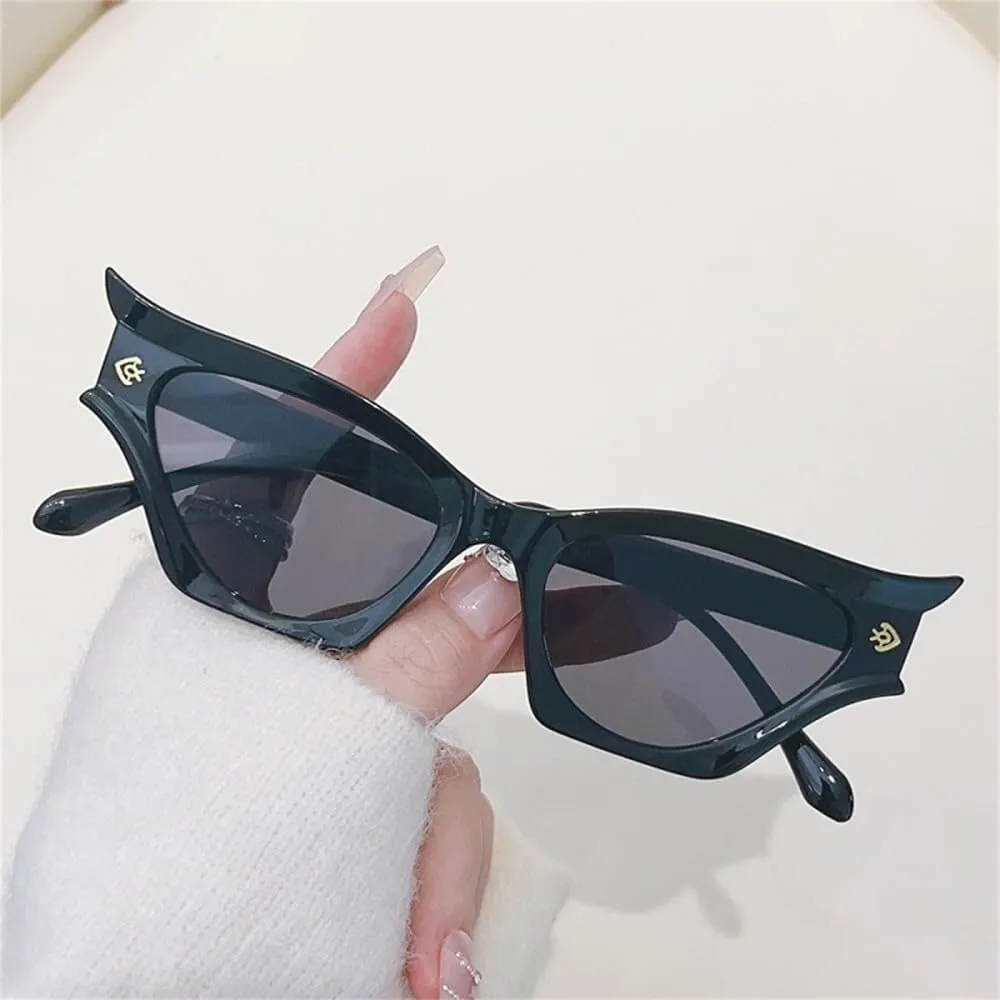 Trendy Sunglasses Cat Eye Sunglasses Women Men PC Lens Frame Gradients Vintage Eyewear