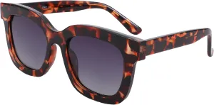 Vintage Thick Frame Square Sunglasses, Retro Cat Eye Sun Glasses UV Protection for Women Men