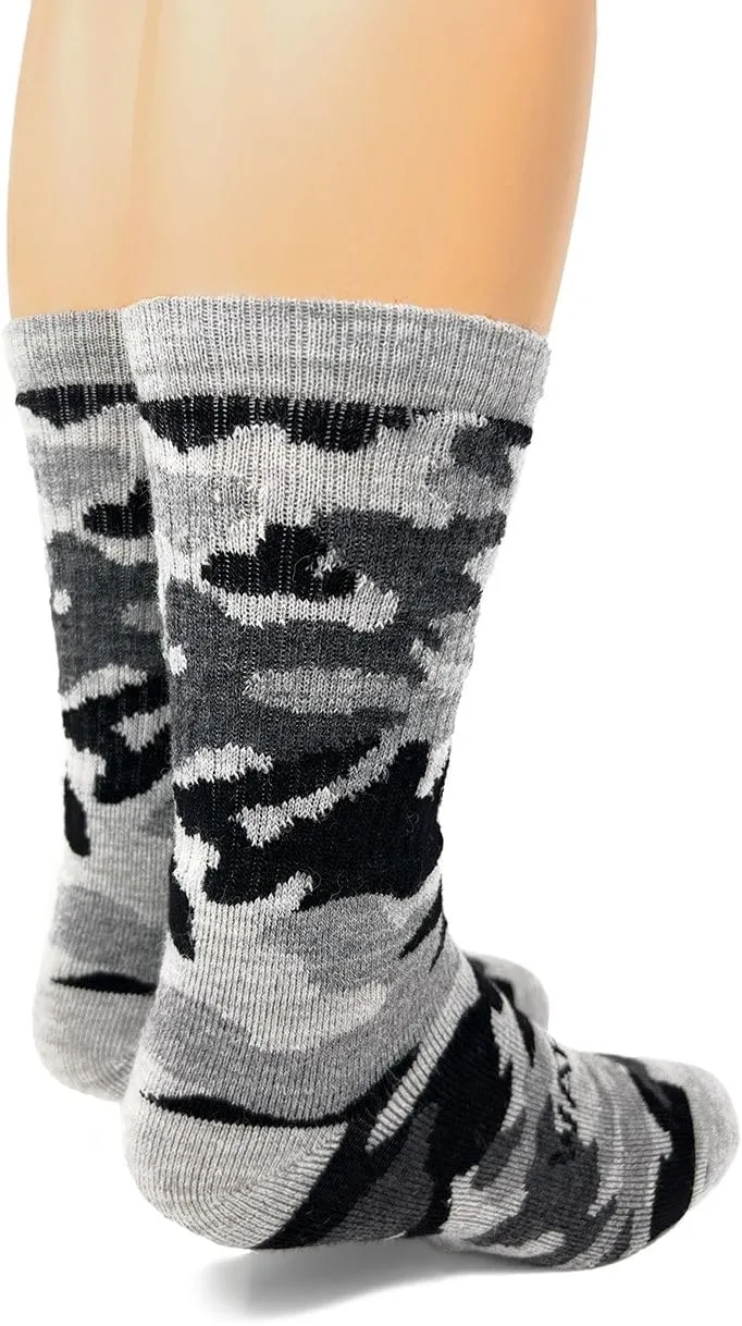 WARRIOR ALPACA SOCKS - Alpaca Wool Heavy-Duty Hunting Camouflage Socks for Men & Women, Terry Lined