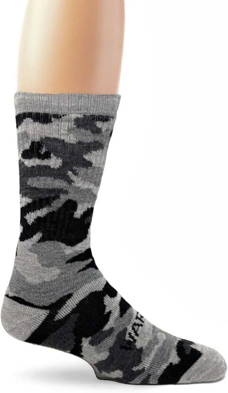 WARRIOR ALPACA SOCKS - Alpaca Wool Heavy-Duty Hunting Camouflage Socks for Men & Women, Terry Lined