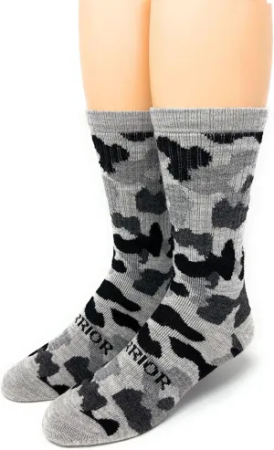 WARRIOR ALPACA SOCKS - Alpaca Wool Heavy-Duty Hunting Camouflage Socks for Men & Women, Terry Lined