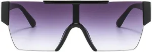 willochra Fashion Rimless Piece Square outdoors Sunglasses Women Oversize Flat Top Sun Glasses Men Vintage Shades F25
