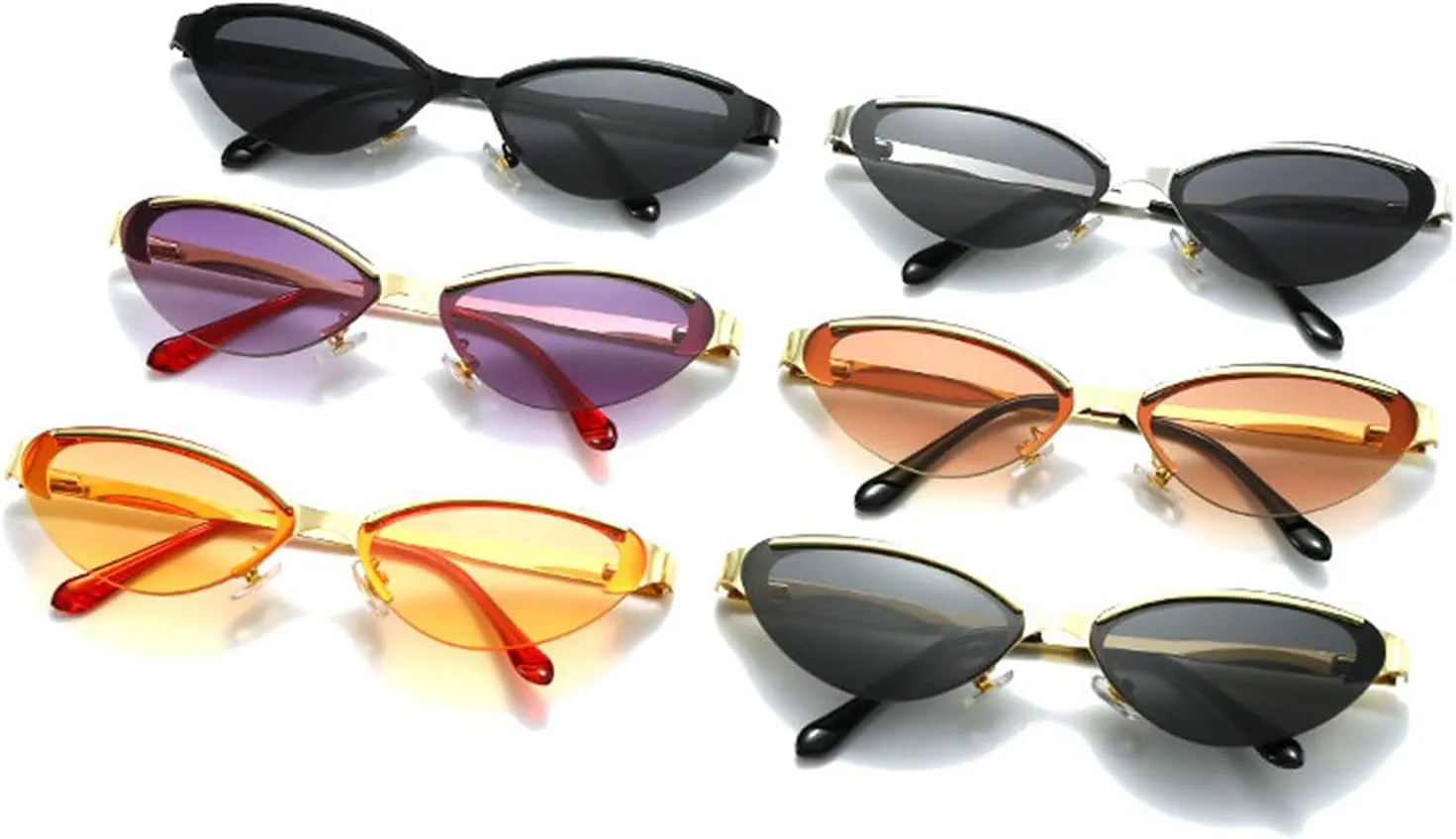 willochra Vintage Fashion Cat Eye Sunglasses Women For Men Sun Glasses Punk Hip Hop Sexy Lady Eyeglasses F25
