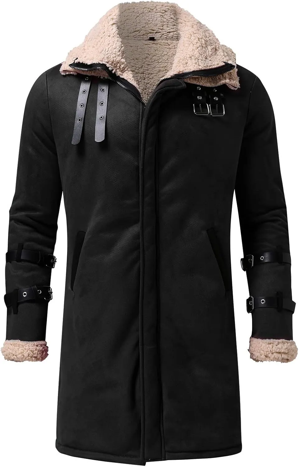 Winter Coats Plus Velvet Thickened Double Pocket Western Cow 3D Printed Hooded Brown Warm Cotton Jacket