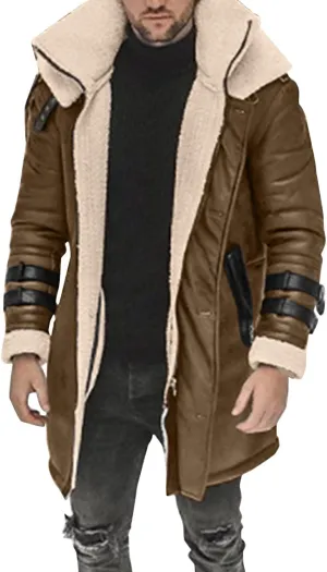 Winter Coats Plus Velvet Thickened Double Pocket Western Cow 3D Printed Hooded Brown Warm Cotton Jacket