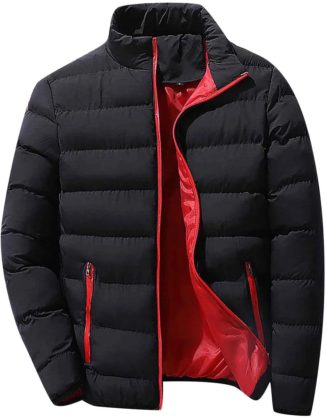 Winter Jackets for Men Puffer Jacket Men Lightweight Warm Puffy Windproof Waterproof Quilted Coat Down Jacket Men
