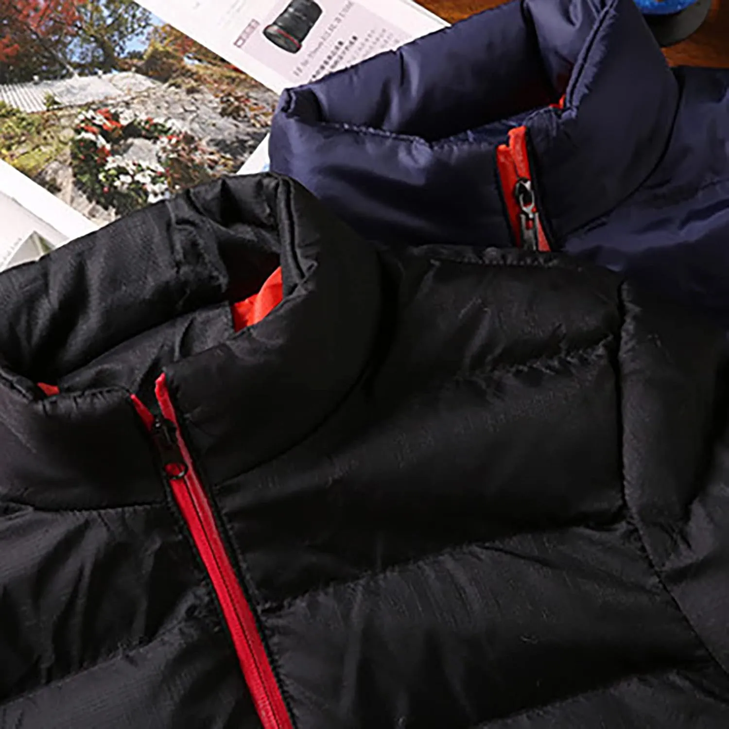 Winter Jackets for Men Puffer Jacket Men Lightweight Warm Puffy Windproof Waterproof Quilted Coat Down Jacket Men