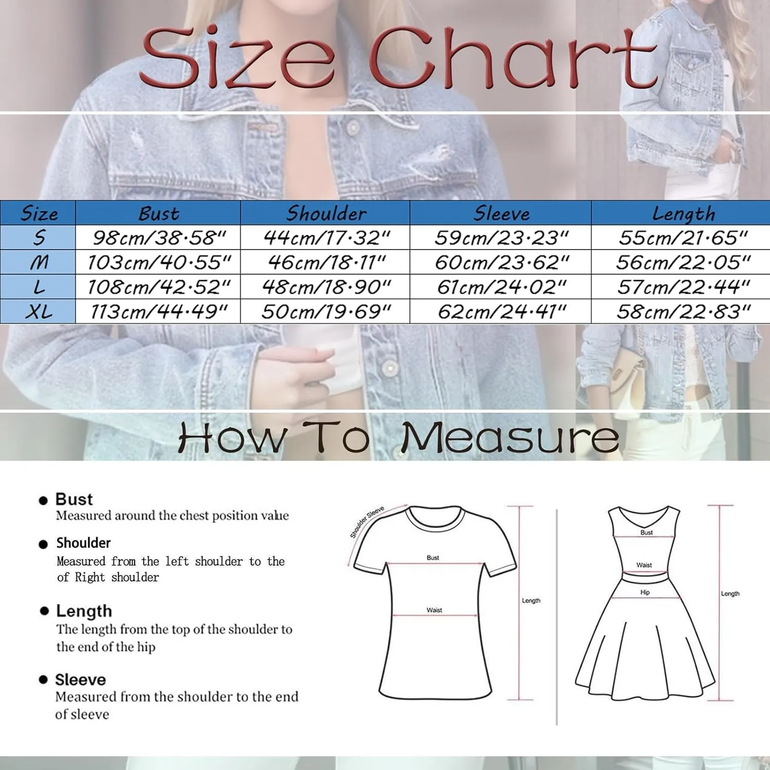 Women Denim Jackets 2024 Oversize Long Sleeve Basic Button Down Jean Jacket Pockets Fashion Trendy Petite Cropped Coats
