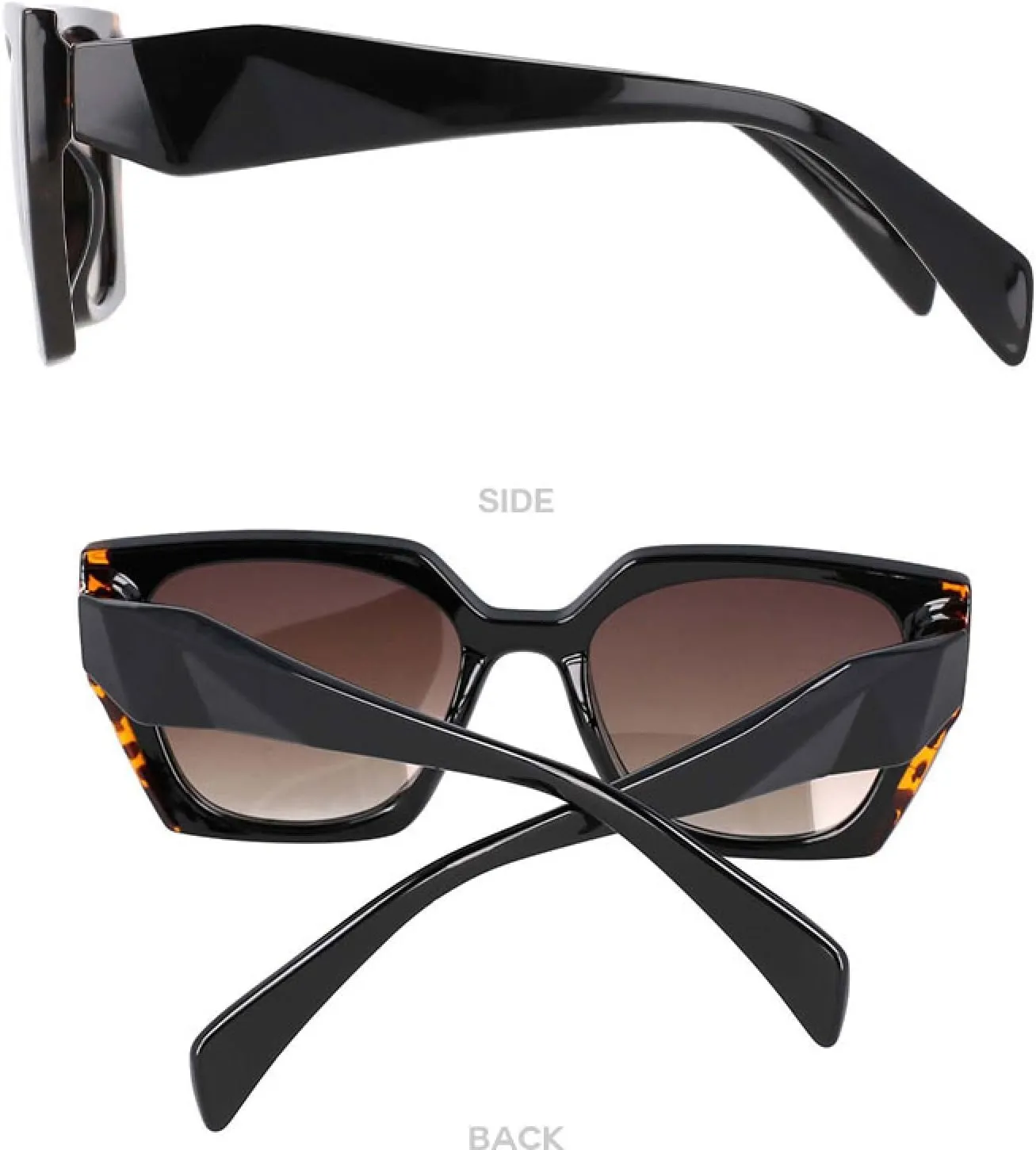 Women Luxury Sunglasses Men Fashion Tea Uv400 Vintage