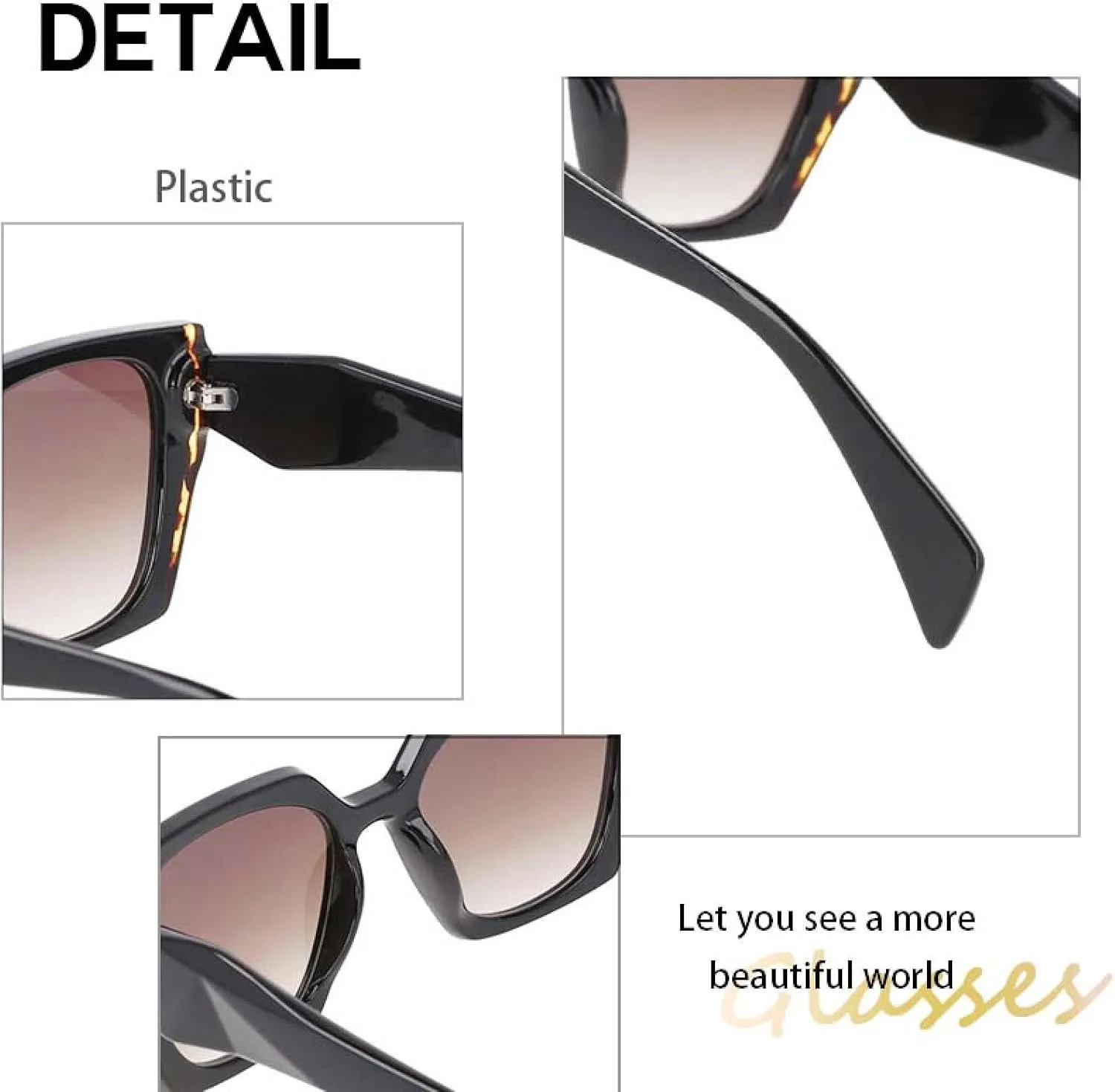 Women Luxury Sunglasses Men Fashion Tea Uv400 Vintage