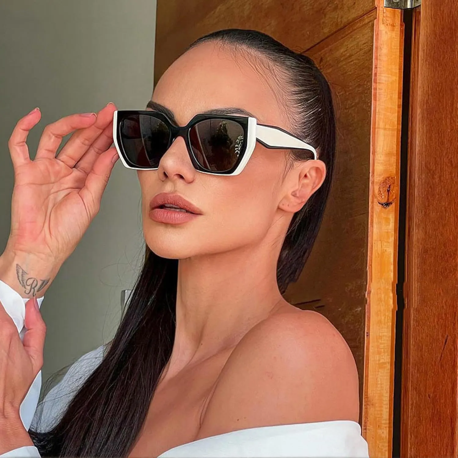 Women Luxury Sunglasses Men Fashion Tea Uv400 Vintage