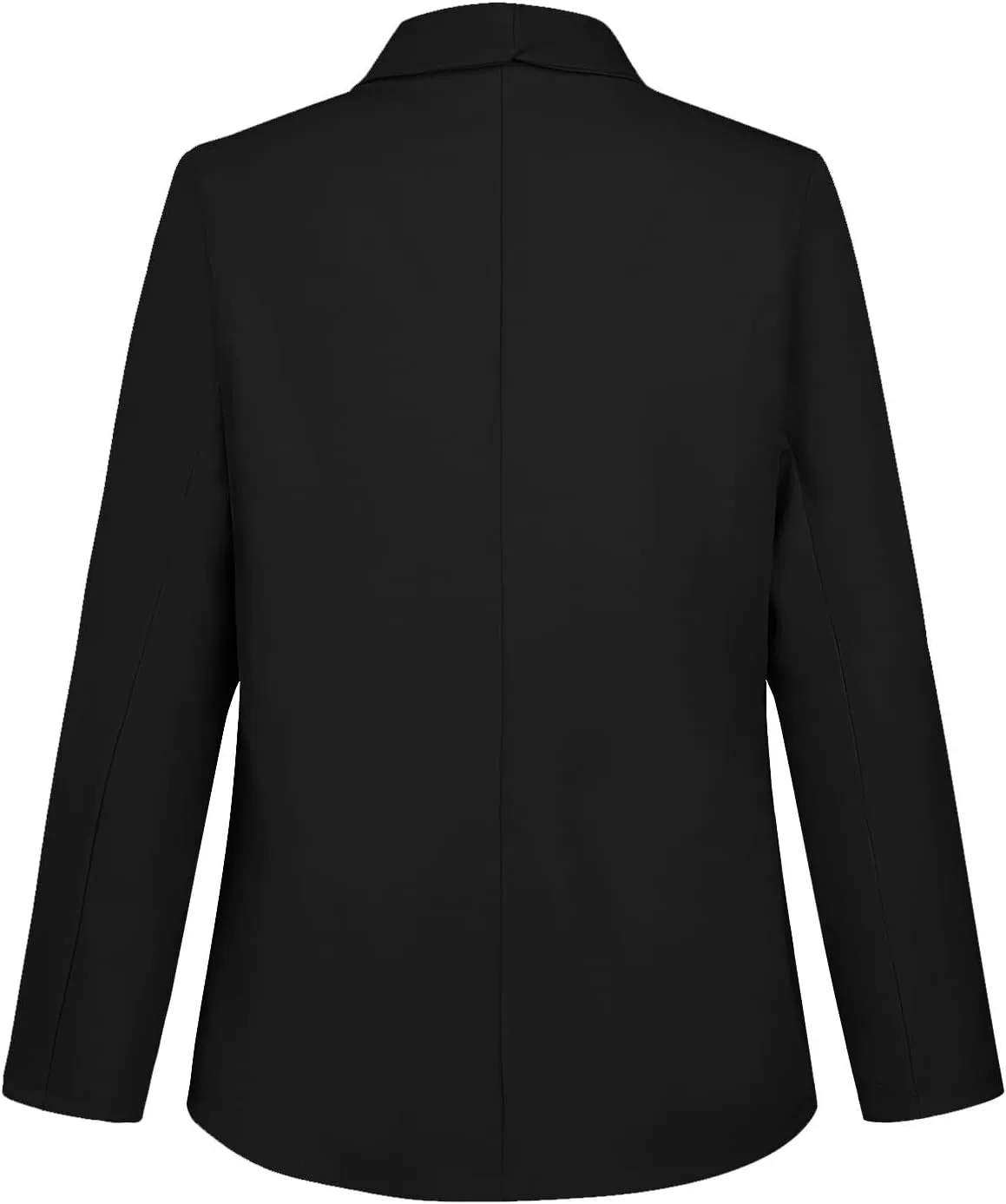 Womens Casual Blazers 2024 Open Front Long Sleeve Work Office Jackets Basic Lapel Collar Blazer Business Outfit