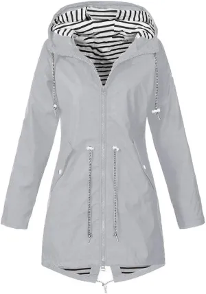 Womens Casual Flannel Wool Blend Lapel Button Down Plus Jacket Rain Hooded Size Women Outdoor Fall Flannel Jacket