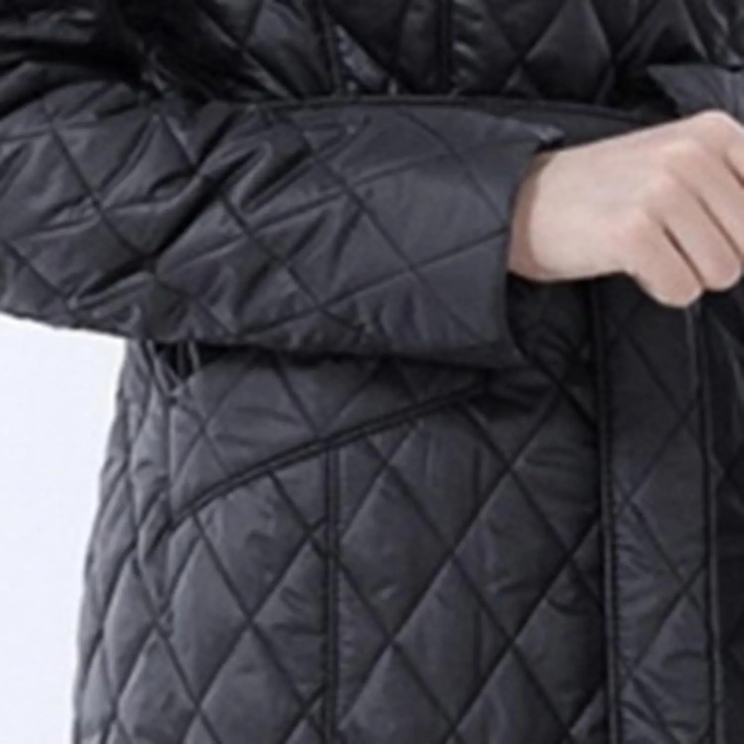 Womens Down Jackets Long Quilted Lightweight Puffer Coat Windproof Warm 2024 Winter Jacket Trendy Casual Outerwear Belt