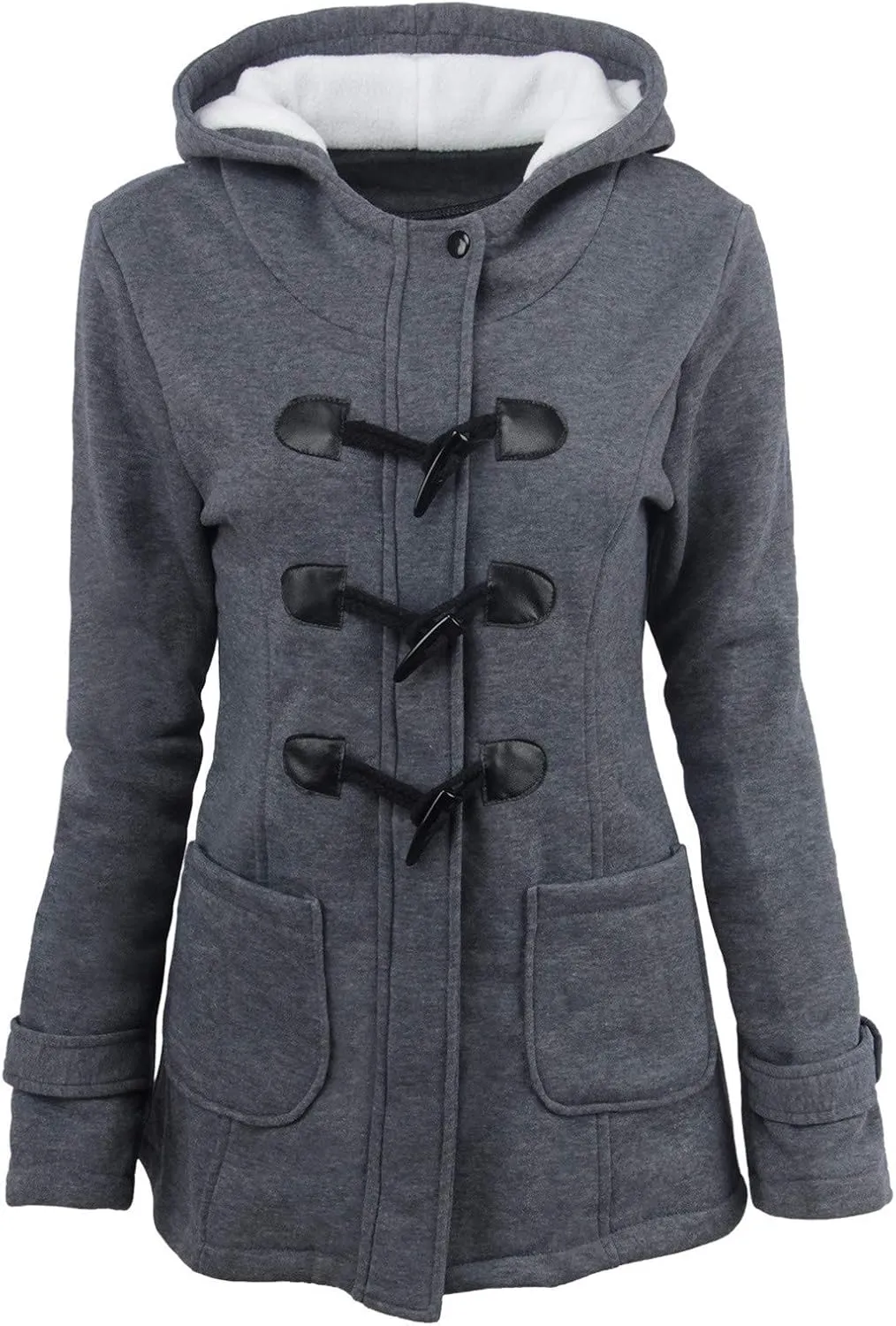 Women's Fashion Winter Coat Warm Faux Shearling Shaggy Shacket Jacket Color Block Oversized Fluffy Sherpa Outerwear
