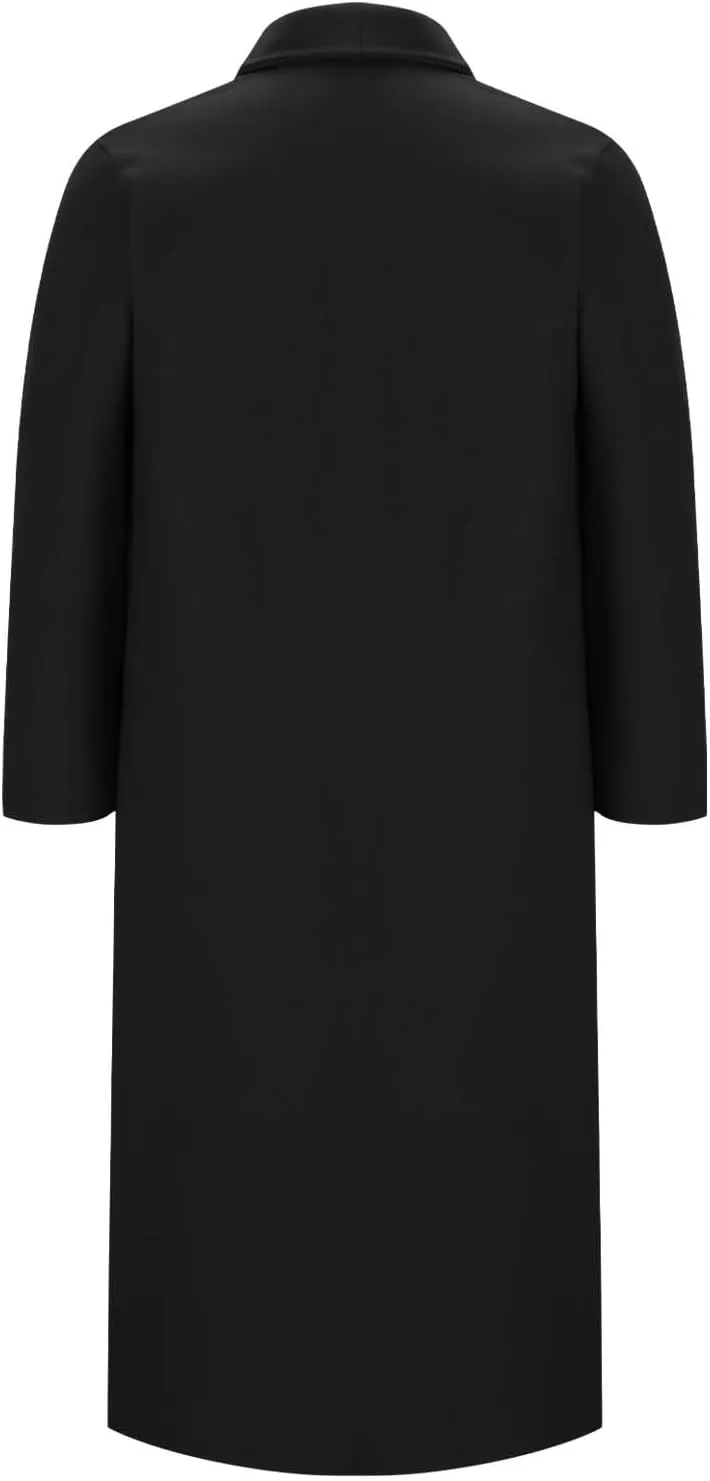 Women's Long Wool Blend Pea Coat Winter Casual Overcoat Lapel Collar Trench Coat Open Front Long Jacket Outerwear