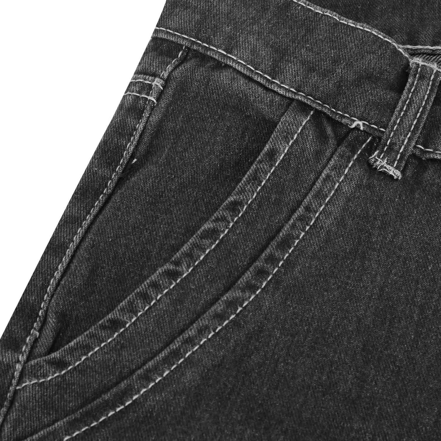 Women's Plus Size Flare Jeans Vintage High Waisted Baggy Wide Leg Denim Pants Straight Leg Pull On Jeans Pockets