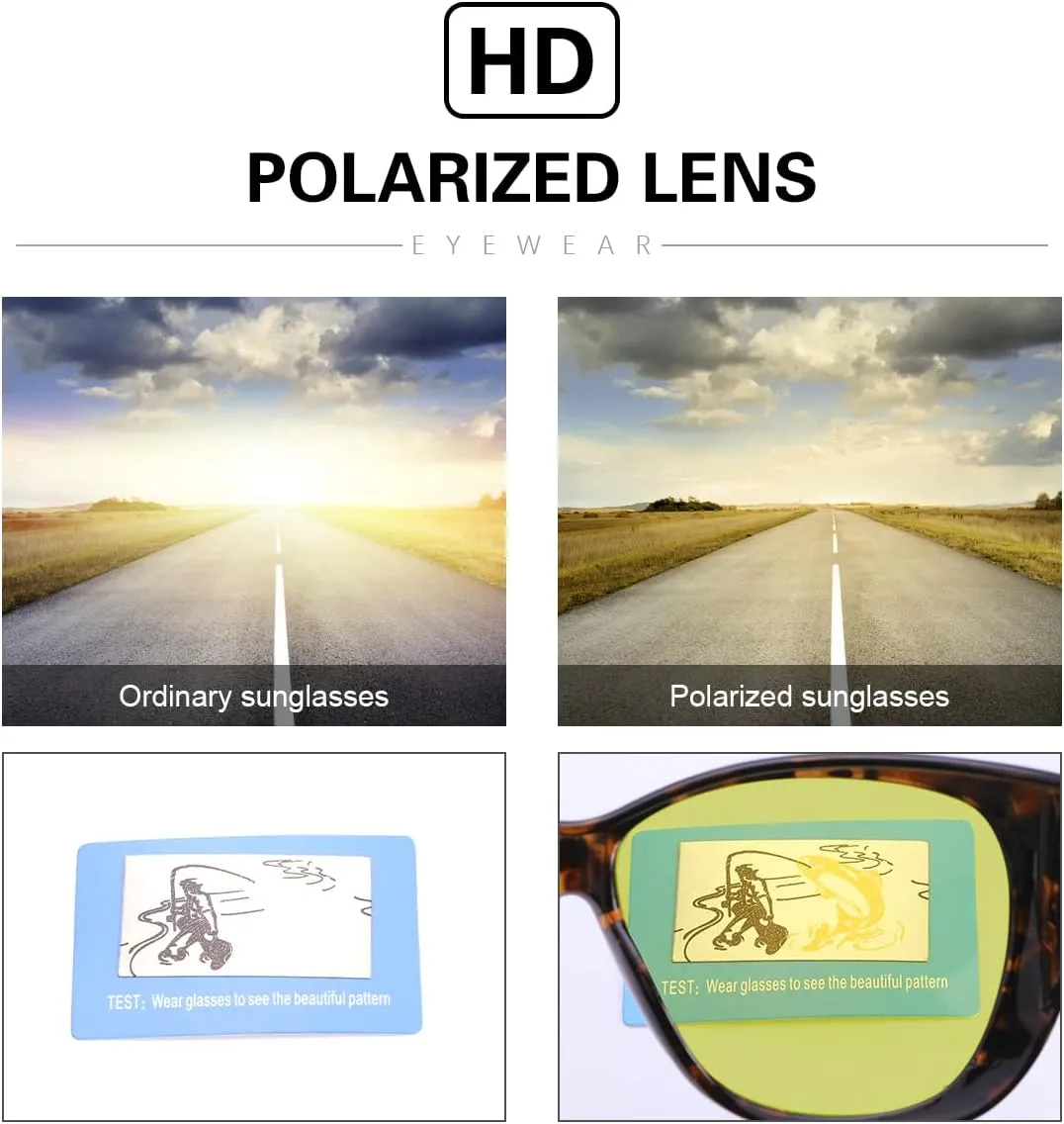 YIMI Fit Over Sunglasses Polarized Wear Over Prescription Glasses UV Protection Oversized Wrap Around Eyeglasses Eyewear
