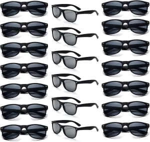 YQVIE 20 Pack Wholesale Sunglasses for Men Women in Bulk 70s Retro Cheap Glasses for Party Supplies