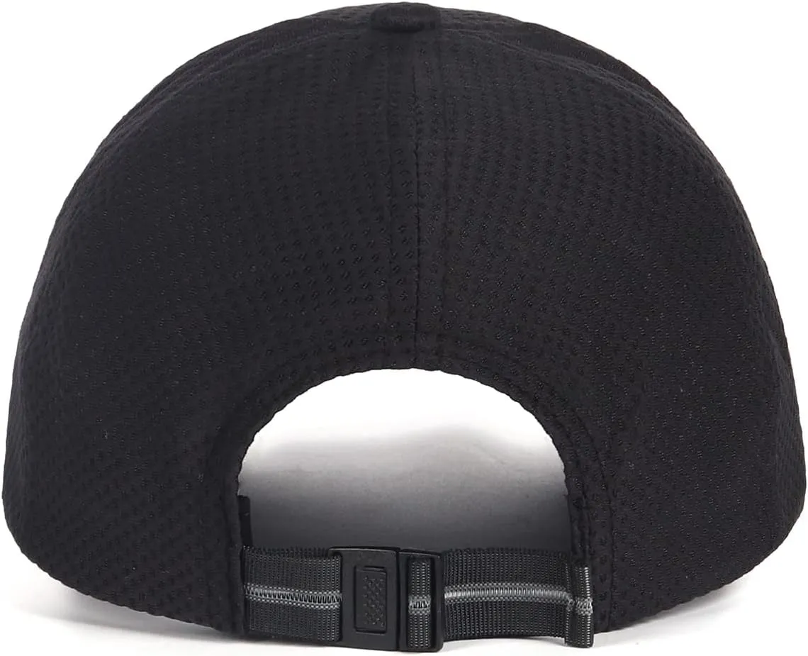 Zylioo Extra Large Mesh Baseball Cap,Big Stretch Fit Sports Caps,Structured Running Hat for Big Heads 21.5"-24.5"