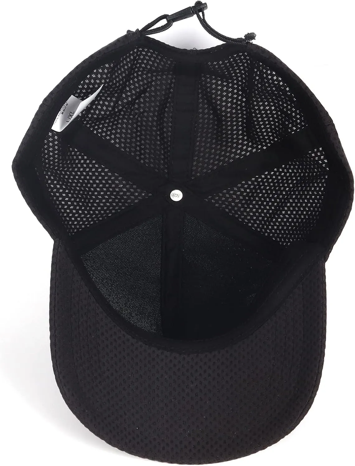 Zylioo Extra Large Mesh Baseball Cap,Big Stretch Fit Sports Caps,Structured Running Hat for Big Heads 21.5"-24.5"